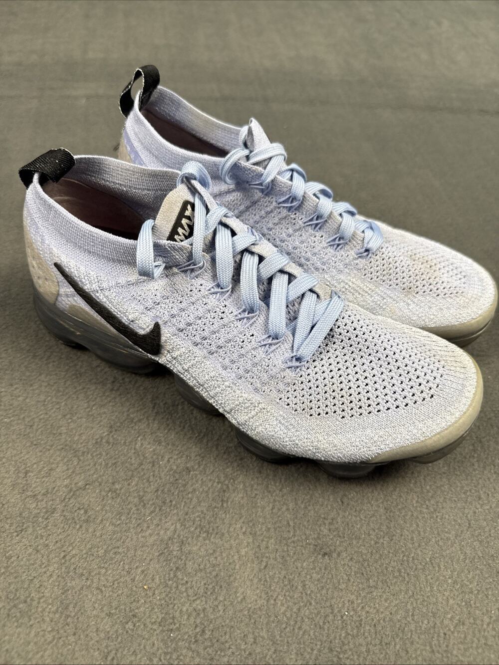 Nike Air VaporMax Flyknit 2 Aluminum 2019 942843-402 Size 8.5